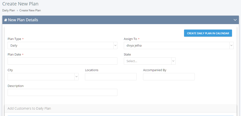 crm route planning